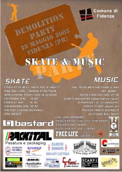 Demolition skate contest Fidenza