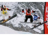 Snowboard, cinesi in Val Senales