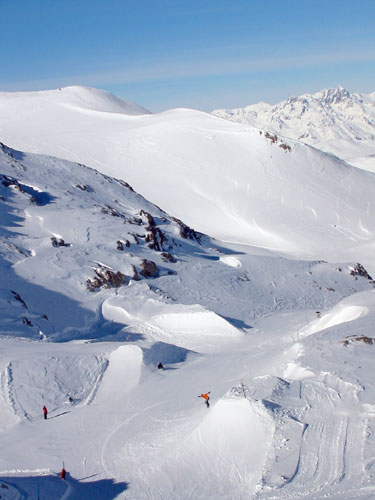 Piano di previsione del snowpark 2006 - Les 2 Alpes