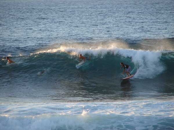 Surf session north shore