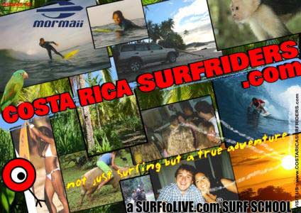 SURFtoLIVE ha il piacere di invitarvi nella sua nuova scuola di surf in Costa Rica.