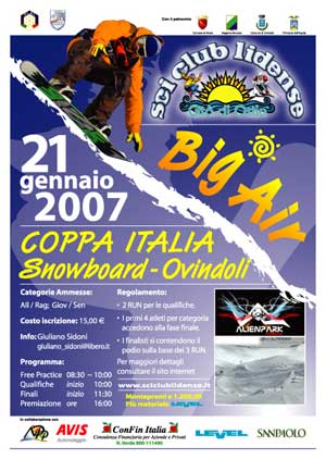 FISI Coppa Italia - SNowboard BigAir Ovindoli