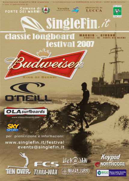 SingleFin.it Classic Longboard Festival BUDWEISER 2007