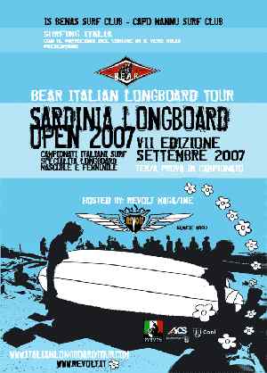 BEAR ILT 2007 > Presenta SARDINIA LONGBOARD OPEN SETTIMA EDIZIONE