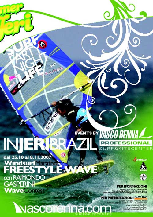 Windsurf special events con Vasco Renna a Jeri  brazil