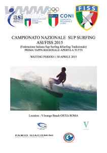 CAMPIONATO NAZIONALE SUP SURFING ASI-FISS