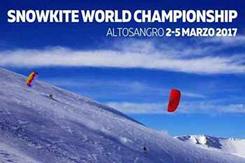 La quarta edizione del campionato del mondo di Snowkite in scena a Roccaraso