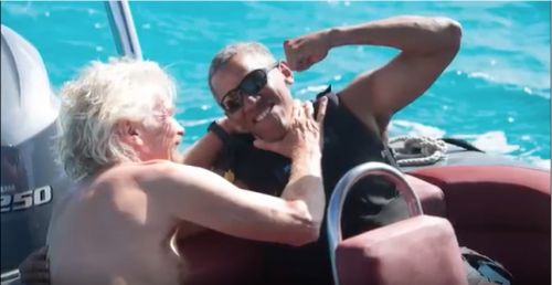 Sfida in Kite-surf fra Barak Obama e Richard Branson