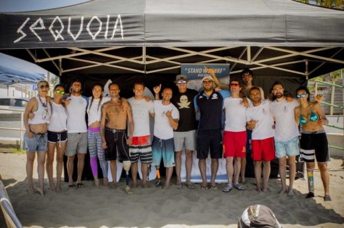 Fabrizio Passetti  Inaugura la Stand We Surf Scuola per Disabili 
