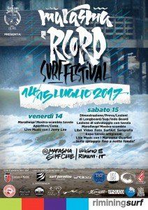 Rimini: al bagno 8 il “Marasma’Rcord Surf Festival”