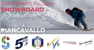 Tricolori assoluti giovanili di snowboard Piancavallo 2019 Lo slalom gigante ha chiuso la settimana 