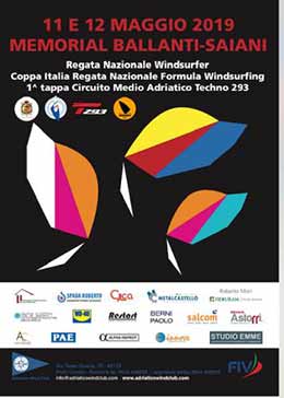 Coppa Italia Formula Windsurfing: la prima tappa 2019 a Porto Corsini (RA) 11-12 maggio