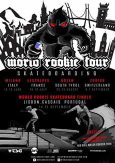 Il Black Yeti annuncia il World Rookie Tour Skateboarding