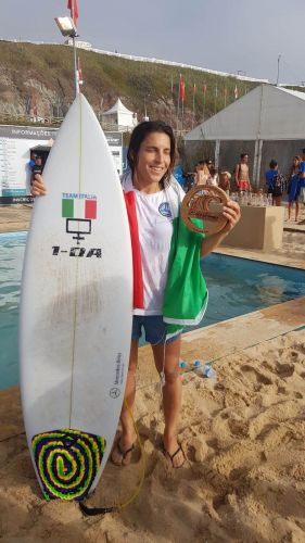 EuroSurf 2019, Medaglia d’Oro di Claire Bevilacqua