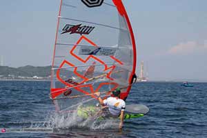 BRUNO MARTINI ITA-160 E' IL PRIMO CAMPIONE ITALIANO FOIL WINDSURF