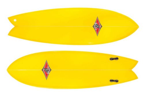 San Onofre il nuovo Fish Twin Fin di Bear Surfboards