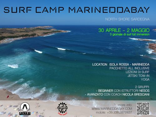 SurfCamp alla Marinedda: stage con il coach Nicola Bresciani