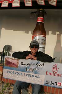 Nicola Bresciani trionfa a Buggerru e conquista il titolo di Campione Italiano di Surf 2005 con una gara in anticipo