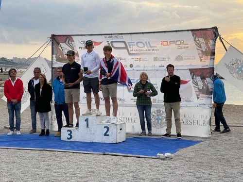 Nicolò renna Campione Europeo under 21 iQFoil class