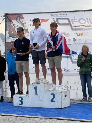 Nicolò renna Campione Europeo under 21 iQFoil class