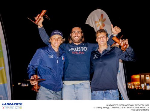 L\'atleta del Circolo Surf Torbole Nicolò Renna bronzo alla Lanzarote International Regatta